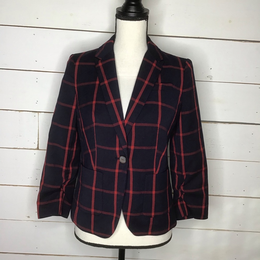 New The Limited Jacket Blazer Single Button Lined
